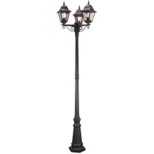 Elstead - Venkovní lampa NORFOLK 3xE27/100W/230V IP43 černá