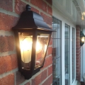 Elstead - Venkovní nástěnné svítidlo DECO LANE 1xE27/60W/230V IP44 černá