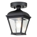Elstead - Venkovní stropní svítidlo BAYVIEW 1xE27/60W/230V IP44 černá