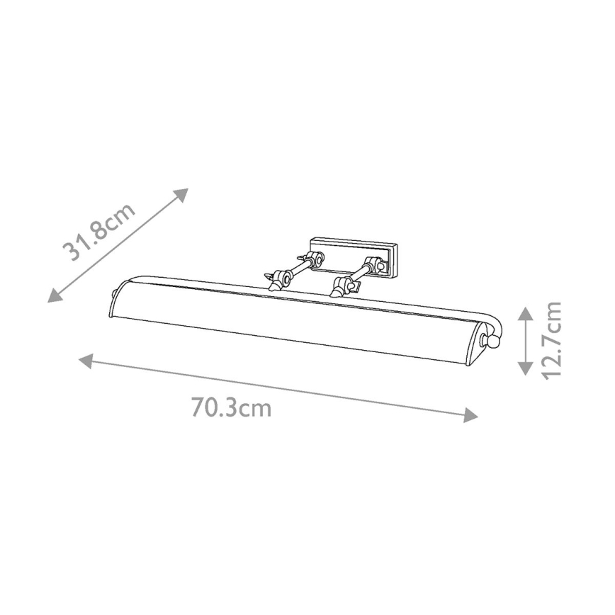 Elstead -Obrazové svítidlo WINCHFIELD 4xE14/40W/230V mramor