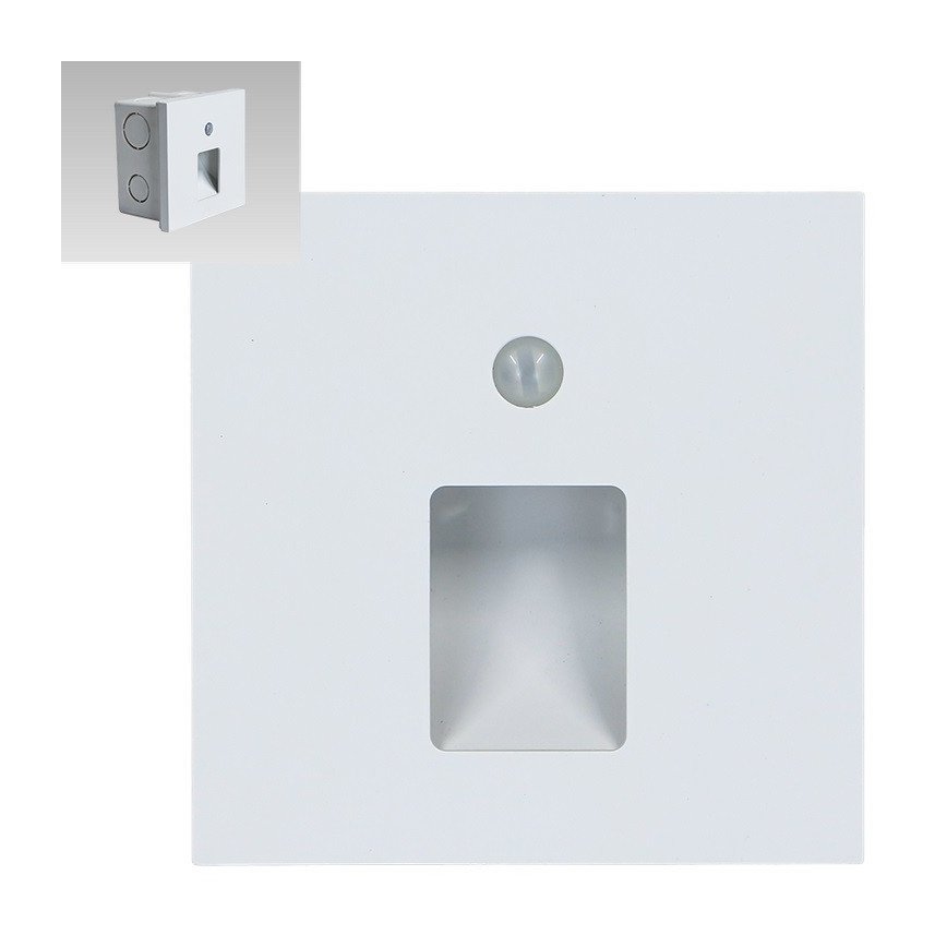 Emithor 70420 - LED Schodišťové svítidlo se senzorem VIX LED/1W/230V 4000K bílá