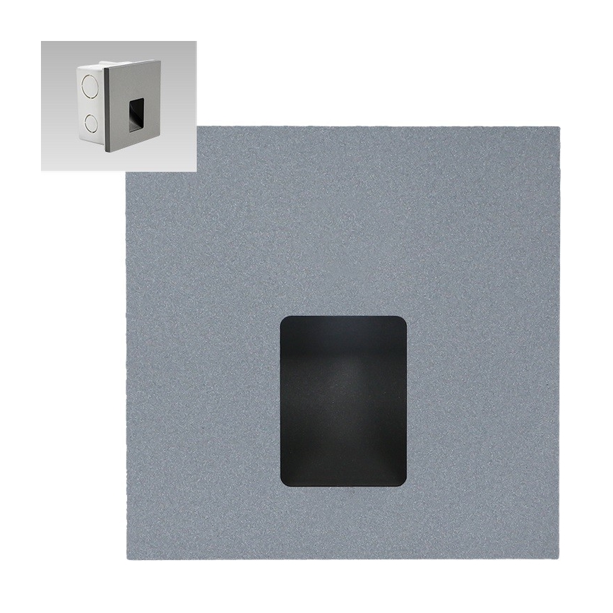 Emithor 70423 - LED Schodišťové svítidlo VIX LED/1W/230V 4000K šedá
