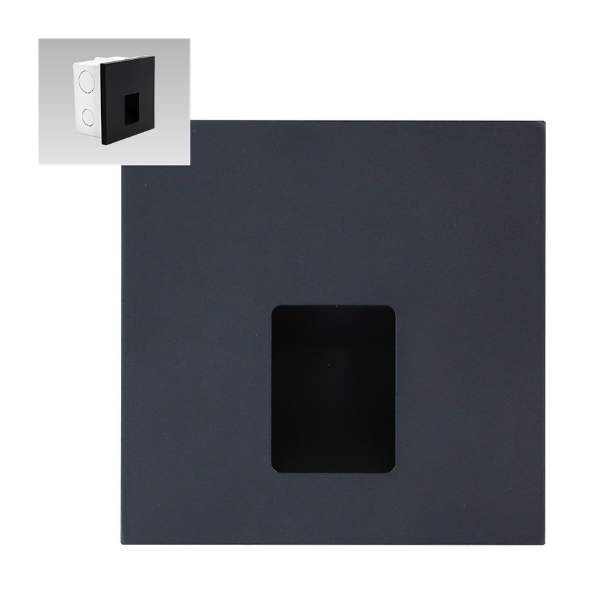 Emithor 70425 - LED Schodišťové svítidlo VIX LED/1W/230V 4000K černá