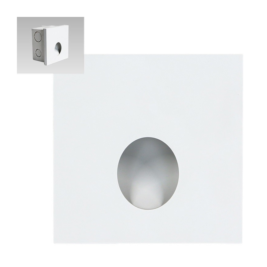 Emithor 70433 - LED Schodišťové svítidlo OLIVE LED/1W/230V 4000K bílá