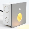 Emithor 70434 - LED Schodišťové svítidlo se senzorem OLIVE LED/1W/230V šedá