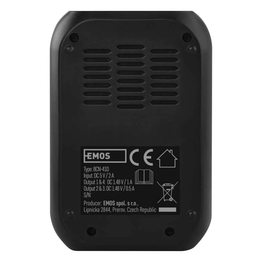 Nabíječka baterií s LCD displejem 4xAA/AAA 5V