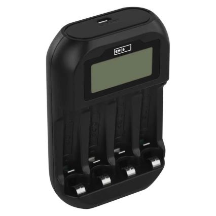 Nabíječka baterií s LCD displejem 4xAA/AAA 5V
