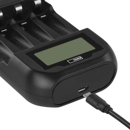 Nabíječka baterií s LCD displejem 4xAA/AAA 5V