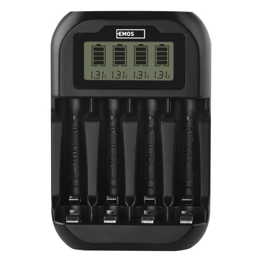 Nabíječka baterií s LCD displejem 4xAA/AAA 5V
