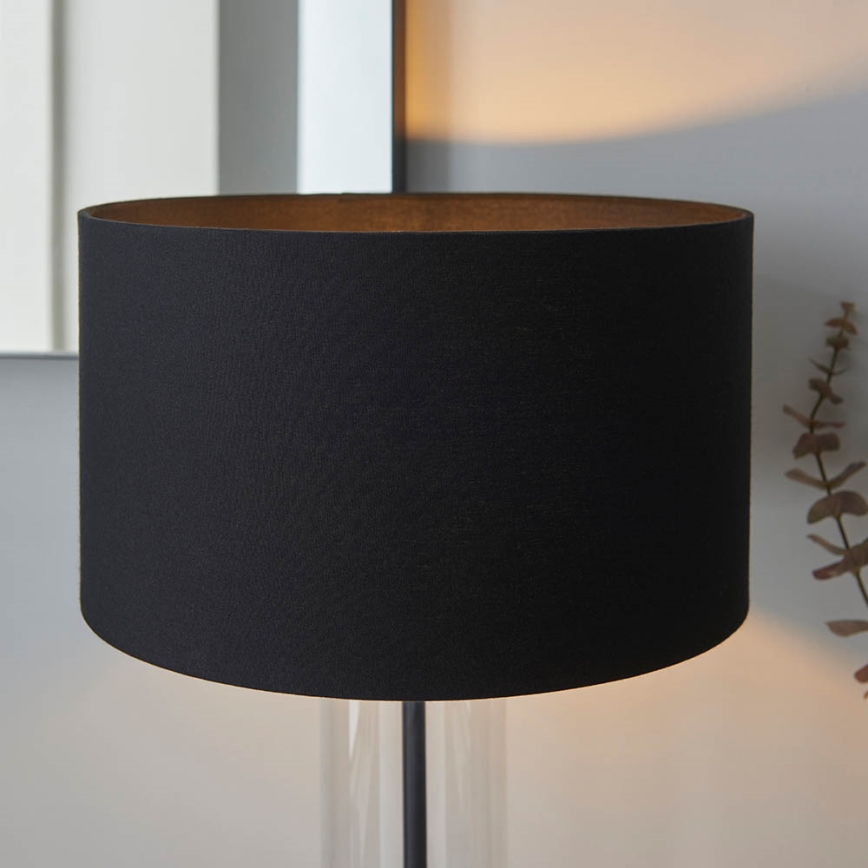 Endon 100440 - Stmívatelná stolní lampa LESSINA 1xE27/10W/230V černá