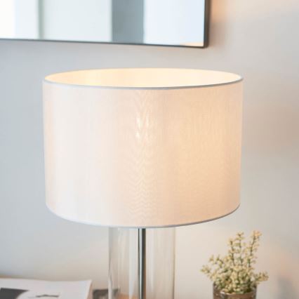 Endon 102674 - Stmívatelná stolní lampa LESSINA 1xE27/10W/230V lesklý chrom/bílá