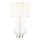 Endon 102676 - Stmívatelná stolní lampa KELDA 1xE27/10W/230V bílá/matný chrom