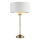 Endon 104054 - Stolní lampa HIGHCLERE 1xE14/7W/230V bílá/mosaz pr. 25 cm
