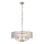 Endon 104467 - Lustr na řetězu CLIFTON 5xE14/6W/230V lesklý chrom/čirá pr. 50,5 cm