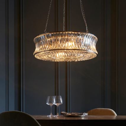 Endon 104528 - Lustr na řetězu 6xE14/6W/230V lesklý chrom