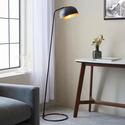 Endon 106337 - Stojací lampa BRAIR 1xE27/10W/230V černá