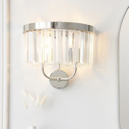 Endon 106448 - Nástěnné svítidlo CHESTERFIELD 2xE14/6W/230V lesklý chrom