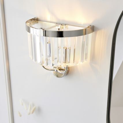 Endon 106448 - Nástěnné svítidlo CHESTERFIELD 2xE14/6W/230V lesklý chrom