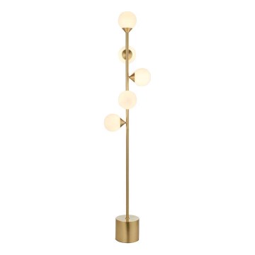 Endon 106756 - Stojací lampa OTIS 5xG9/3W/230V zlatá
