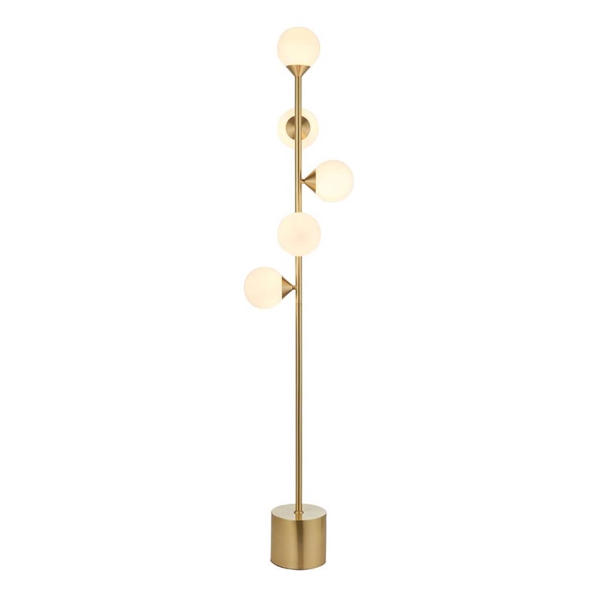 Endon 106756 - Stojací lampa OTIS 5xG9/3W/230V zlatá