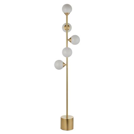 Endon 106756 - Stojací lampa OTIS 5xG9/3W/230V zlatá