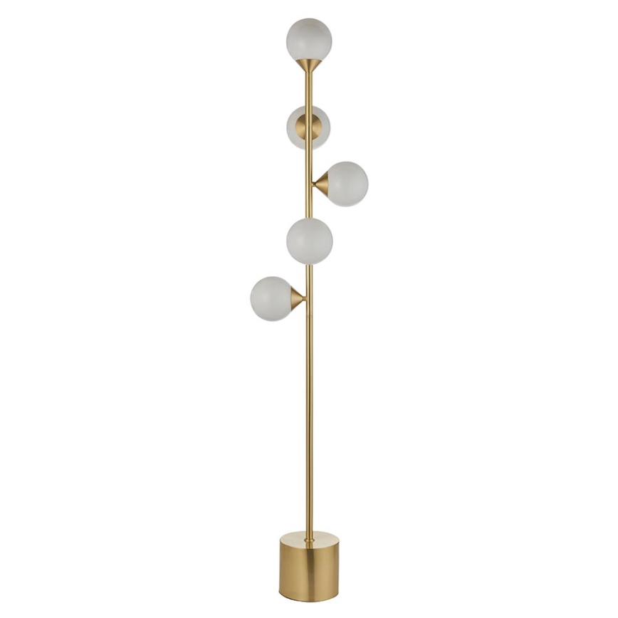 Endon 106756 - Stojací lampa OTIS 5xG9/3W/230V zlatá