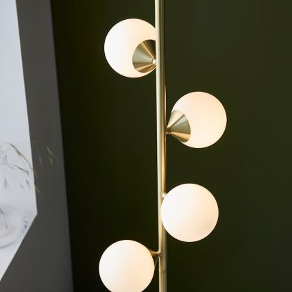 Endon 106756 - Stojací lampa OTIS 5xG9/3W/230V zlatá