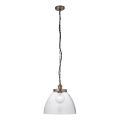 Endon 106896 - Lustr na řetězu HANSEN 1xE27/10W/230V matný chrom