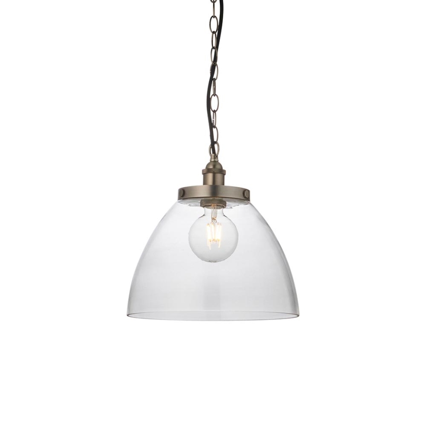 Endon 106896 - Lustr na řetězu HANSEN 1xE27/10W/230V matný chrom