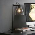 Endon 107012 - Stolní lampa URBAN 1xE27/10W/230V černá/kouřová černá