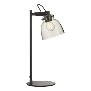 Endon 107012 - Stolní lampa URBAN 1xE27/10W/230V černá/kouřová černá