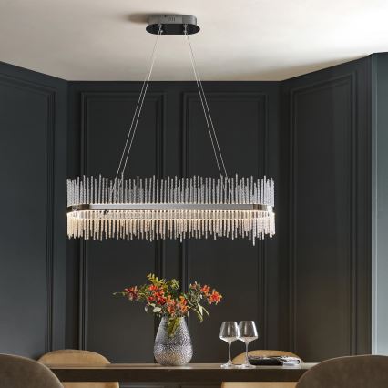 Endon 107109 - LED Lustr na lanku LED/47W/230V 3000K lesklý chrom
