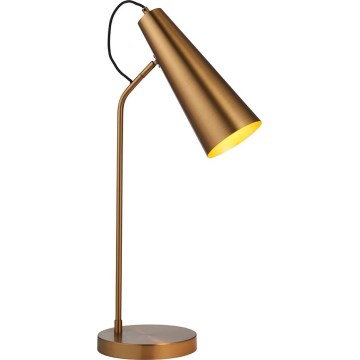 Endon 107527 - Stolní lampa KARNA 1xE27/10W/230V mosaz