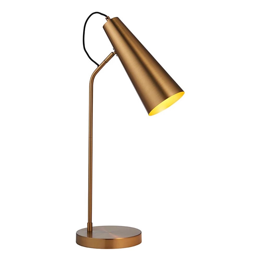 Endon 107527 - Stolní lampa KARNA 1xE27/10W/230V mosaz