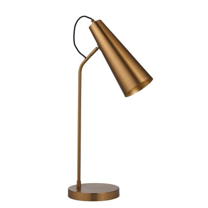 Endon 107527 - Stolní lampa KARNA 1xE27/10W/230V mosaz