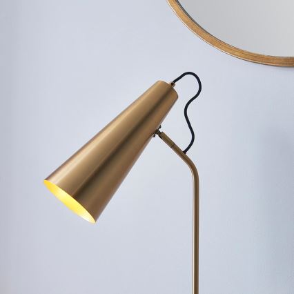 Endon 107527 - Stolní lampa KARNA 1xE27/10W/230V mosaz
