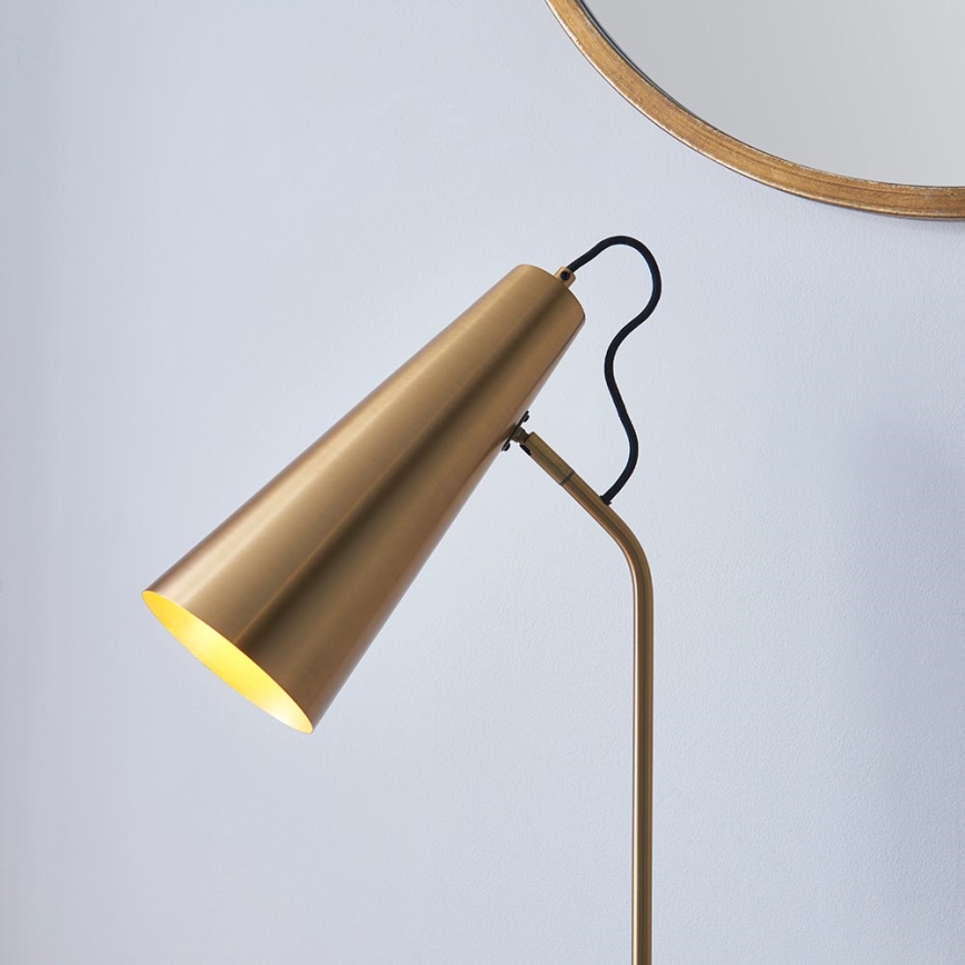 Endon 107527 - Stolní lampa KARNA 1xE27/10W/230V mosaz