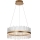 Endon 107671 - LED Stmívatelný lustr na lanku ADRIEL LED/41W/230V 3000K pr. 51 cm zlatá/čirá