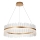 Endon 107672 - LED Stmívatelný lustr na lanku ADRIEL LED/83W/230V 3000K pr. 89 cm zlatá/čirá