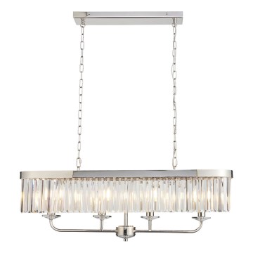Endon 109058 - Lustr na řetězu 4xE14/6W/230V lesklý chrom