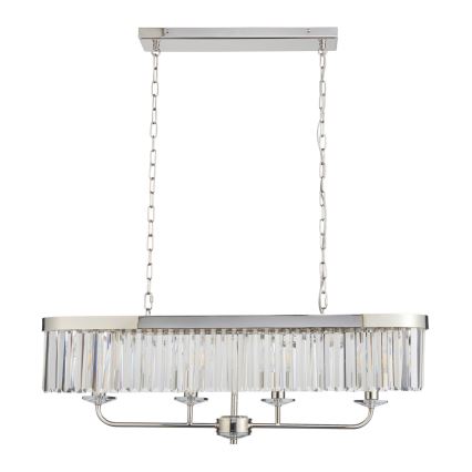Endon 109058 - Lustr na řetězu 4xE14/6W/230V lesklý chrom