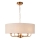 Endon 110727 - Lustr na řetězu HIGHCLERE 8xE14/6W/230V béžová/mosaz pr. 70 cm