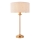 Endon 110728 - Stolní lampa HIGHCLERE 1xE14/7W/230V béžová/mosaz pr. 25 cm