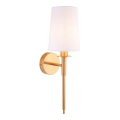 Endon 110738 - Nástěnná lampa 1xE14/6W/230V bílá/zlatá