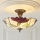 Endon 111896 - Přisazený lustr Tiffany BOTANICA 3xE27/10W/230V pr. 45 cm