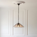 Endon 111922 - Lustr na řetězu Tiffany ASTORIA 3xE27/10W/230V pr. 48 cm