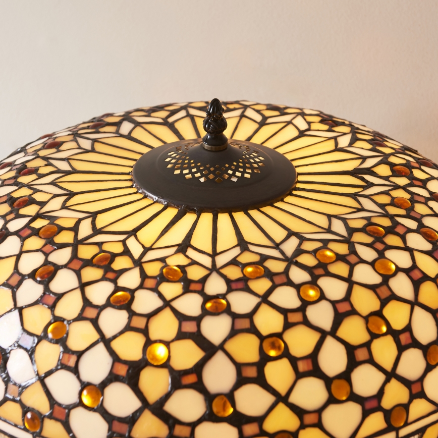 Endon 112178 - Stolní lampa Tiffany MILLE FEUX 2xE14/40W/230V pr. 45 cm