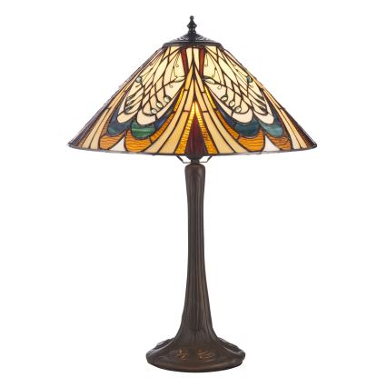 Endon 112185 - Stolní lampa Tiffany HECTOR 1xE27/10W/230V pr. 40 cm