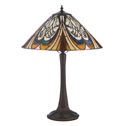 Endon 112185 - Stolní lampa Tiffany HECTOR 1xE27/10W/230V pr. 40 cm