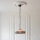 Endon 112196 - Lustr na řetězu Tiffany FARGO 1xE27/60W/230V pr. 41,5 cm